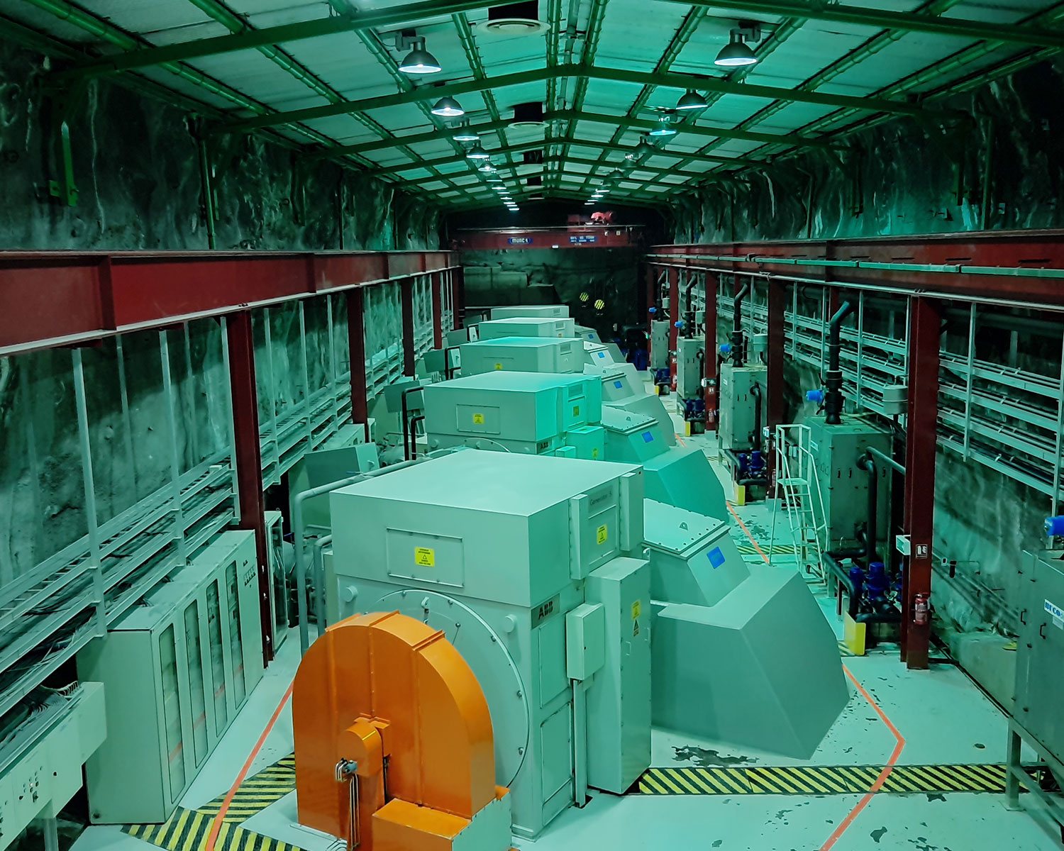 The Khimti hydropower plant 